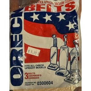 Oreck Belts (2)‎ Genuine Upright Vacuum Cleaner Models OEM 030-0604 Household